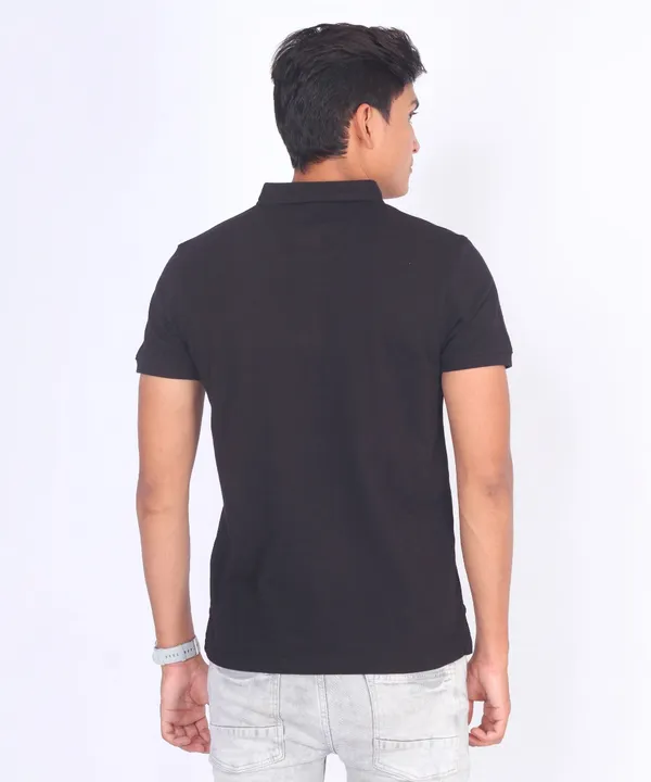 Black_Regular_Fit_Polo_T-Shirt_For_Men