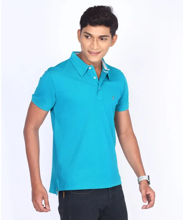 Blue_Regular_Fit_Polo_T-Shirt_For_Men