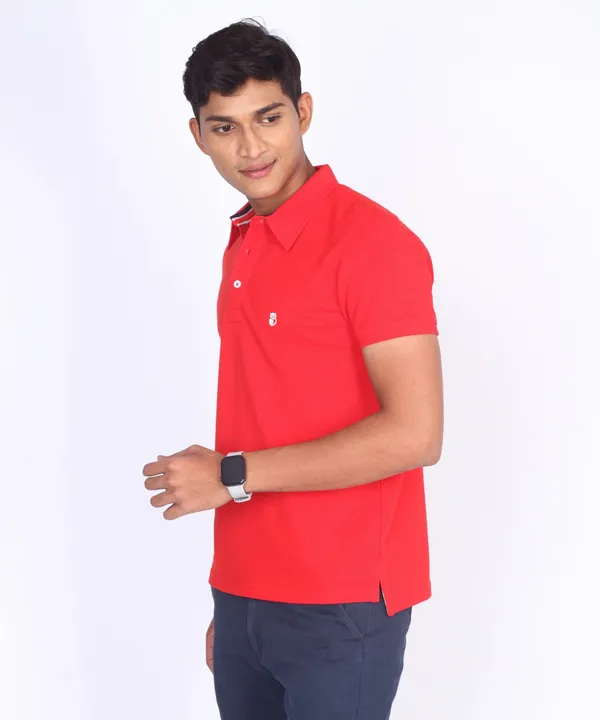 Red_Regular_Fit_Polo_T-Shirt_For_Men