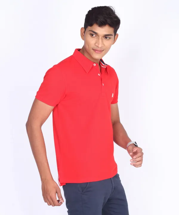 Red_Regular_Fit_Polo_T-Shirt_For_Men