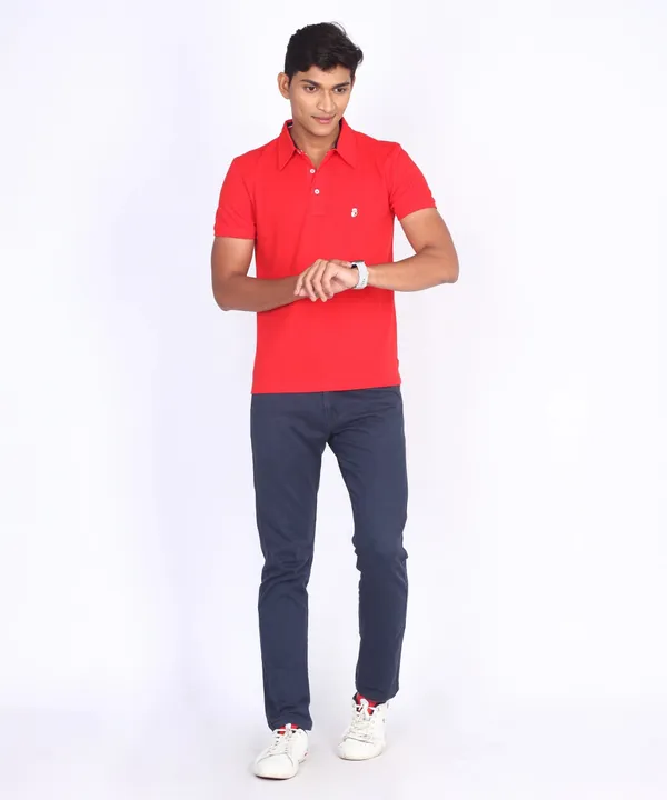 Red_Regular_Fit_Polo_T-Shirt_For_Men