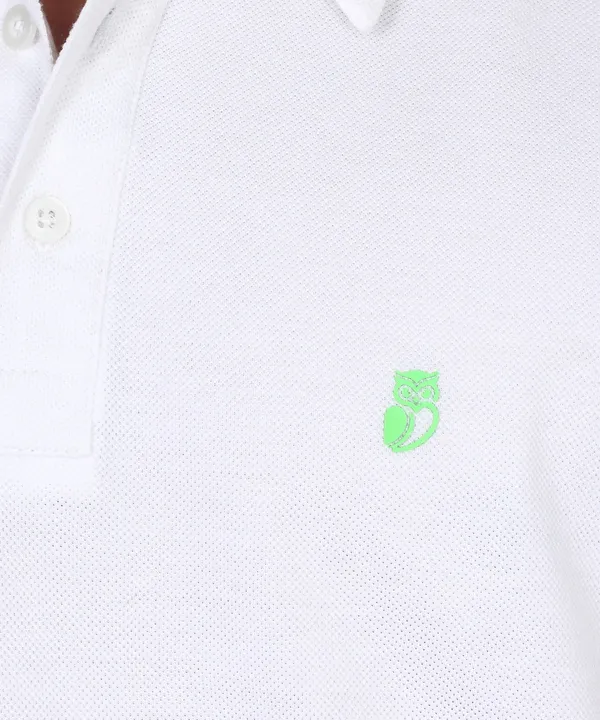 White_Regular_Fit_Polo_T-Shirt_For_Men