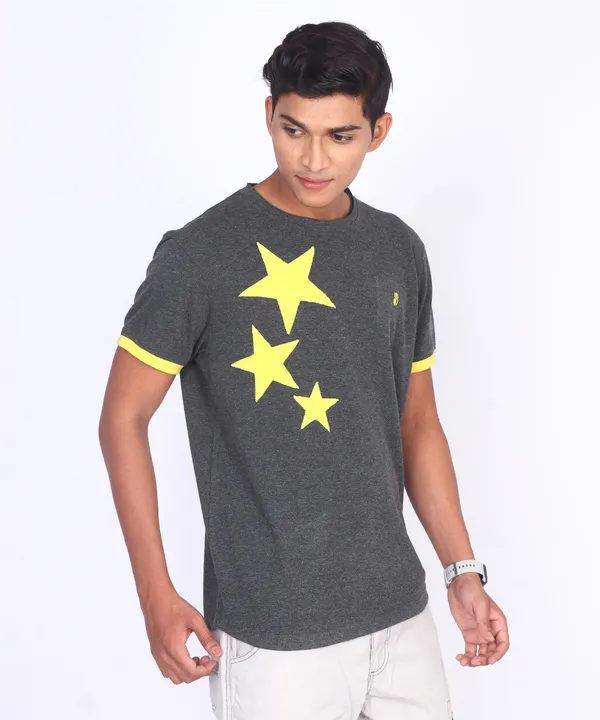 Grey_Round_Neck_Regular_Fit_T-Shirt_For_Men