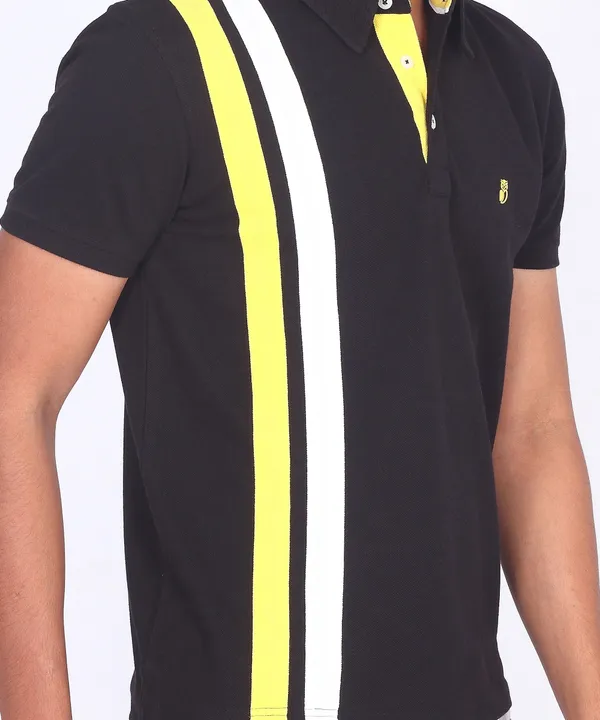 Black_Regular_Fit_Polo_T-Shirt_For_Men