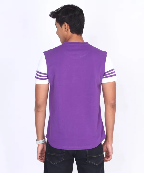 Purple_Round_Neck_Regular_Fit_T-Shirt_For_Men