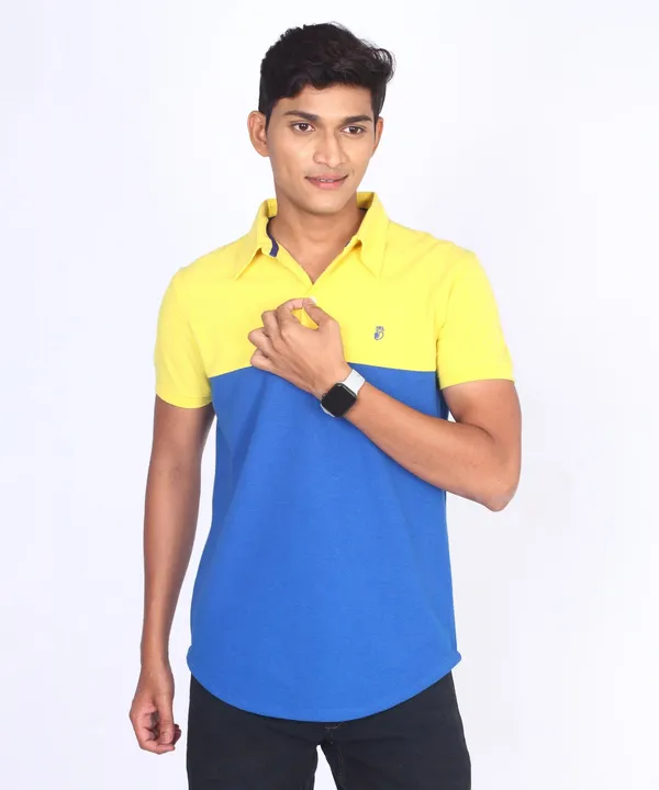 Blue_Regular_Fit_Polo_T-Shirt_For_Men