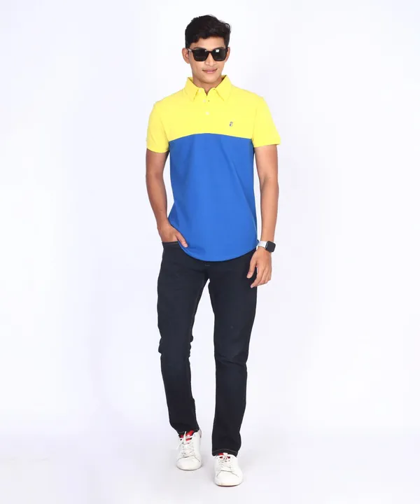 Blue_Regular_Fit_Polo_T-Shirt_For_Men
