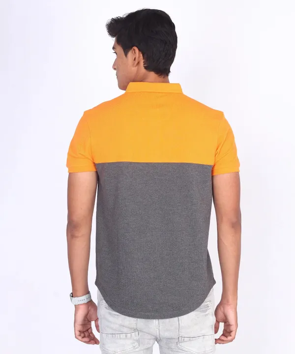 Orange_Regular_Fit_Polo_T-Shirt_For_Men