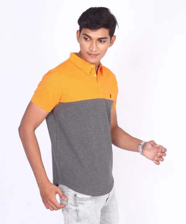 Orange_Regular_Fit_Polo_T-Shirt_For_Men