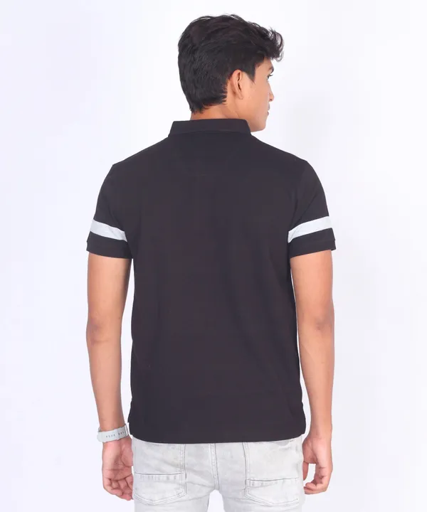 Black_Regular_Fit_Polo_T-Shirt_For_Men