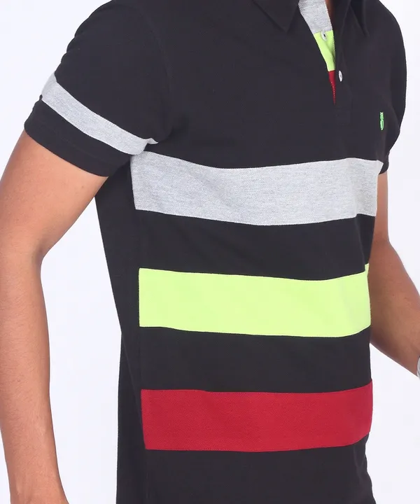 Black_Regular_Fit_Polo_T-Shirt_For_Men