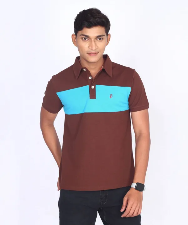 Blue_Regular_Fit_Polo_T-Shirt_For_Men