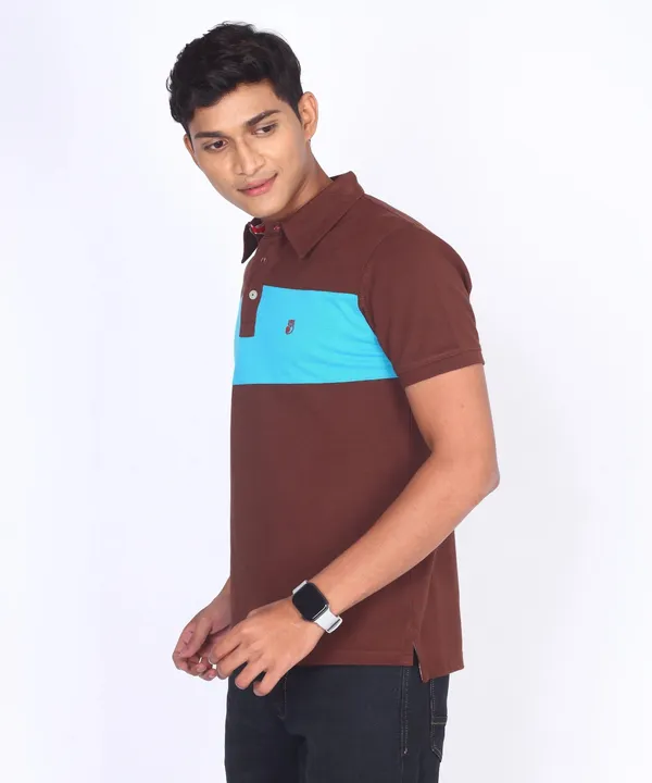 Blue_Regular_Fit_Polo_T-Shirt_For_Men