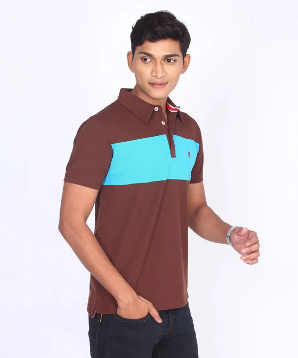 Blue_Regular_Fit_Polo_T-Shirt_For_Men