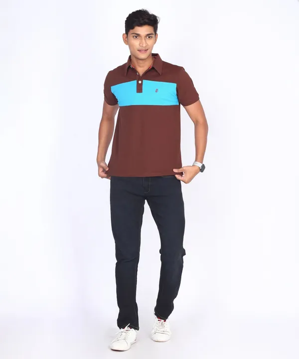 Blue_Regular_Fit_Polo_T-Shirt_For_Men