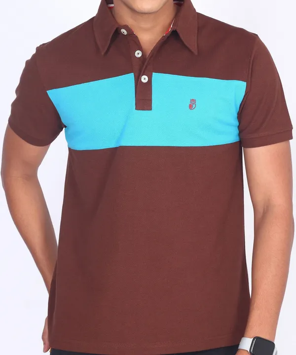 Blue_Regular_Fit_Polo_T-Shirt_For_Men