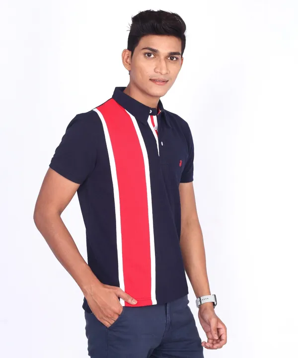 Navy_Blue_Regular_Fit_Polo_T-Shirt_For_Men