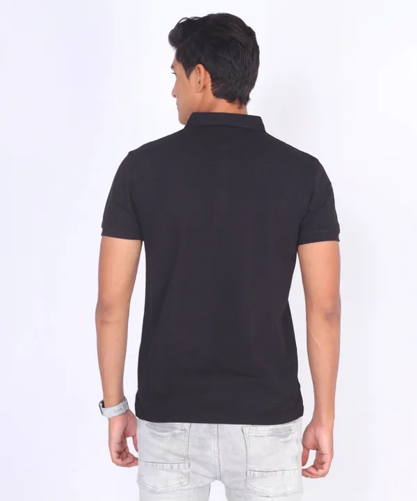 Black_Regular_Fit_Polo_T-Shirt_For_Men