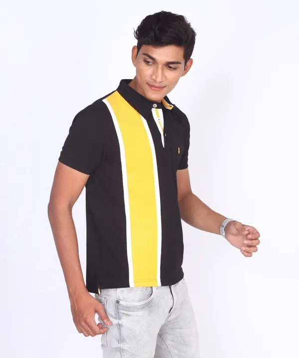 Black_Regular_Fit_Polo_T-Shirt_For_Men