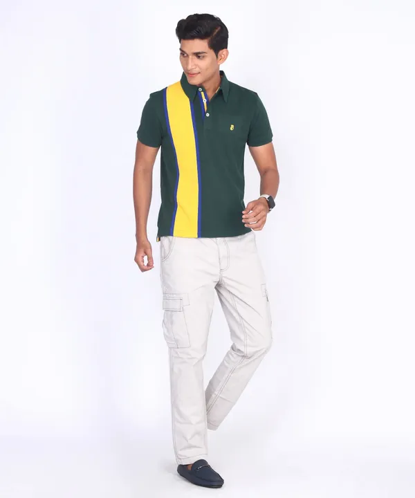 Green_Regular_Fit_Polo_T-Shirt_For_Men