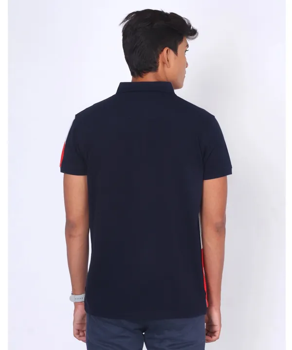Navy_&_Red_&_White_Regular_Fit_Polo_T-Shirt_For_Men