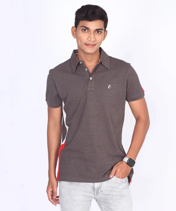 Charcoal_Regular_Fit_Polo_T-Shirt_For_Men