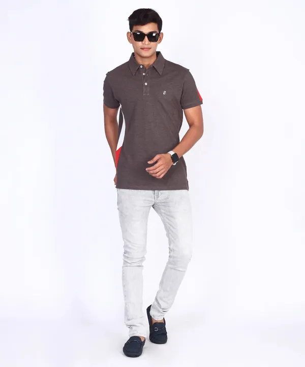 Charcoal_Regular_Fit_Polo_T-Shirt_For_Men