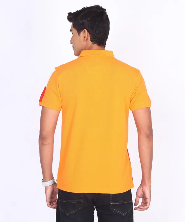Orange_Regular_Fit_Polo_T-Shirt_For_Men