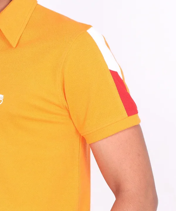 Orange_Regular_Fit_Polo_T-Shirt_For_Men