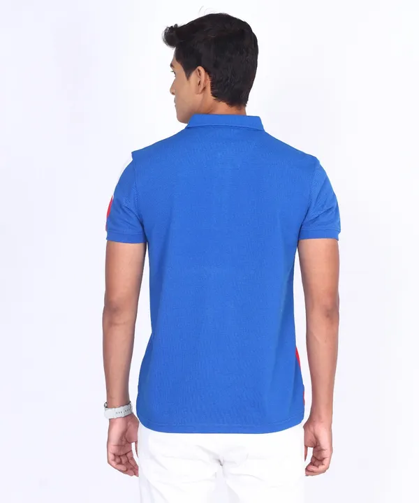 Blue_Regular_Fit_Polo_T-Shirt_For_Men