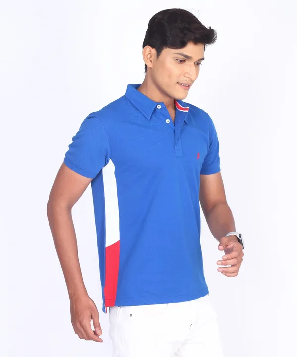 Blue_Regular_Fit_Polo_T-Shirt_For_Men