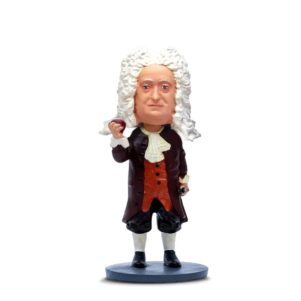 Isaac_Newton_Bobblehead_Handmade_Stone_Cartoon_Figurine