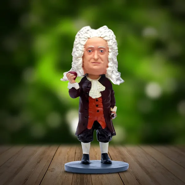 Isaac_Newton_Bobblehead_Handmade_Stone_Cartoon_Figurine