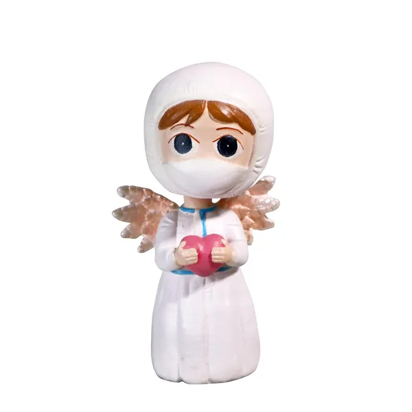 Corona_Female_Angel_Doctor_Bobblehead_Handmade_Stone_Cartoon_Figurine