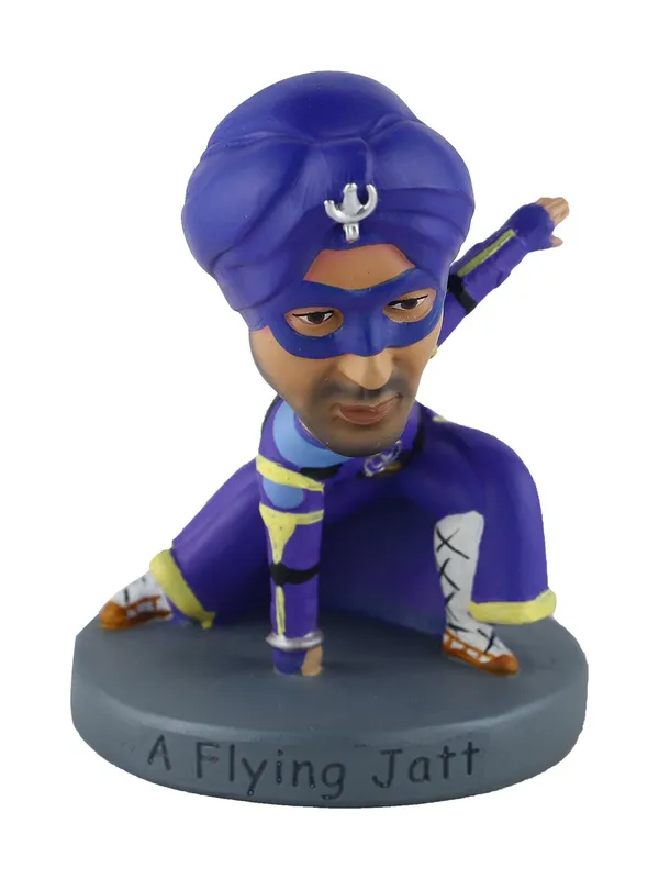 Flying_Jatt_Launching_Bobblehead_Handmade_Resin_Cartoon_Figurine