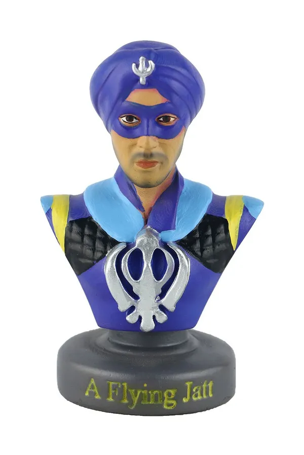 Flying_Jatt_Bobblehead_Handmade_Polyresin_Cartoon_Figurine