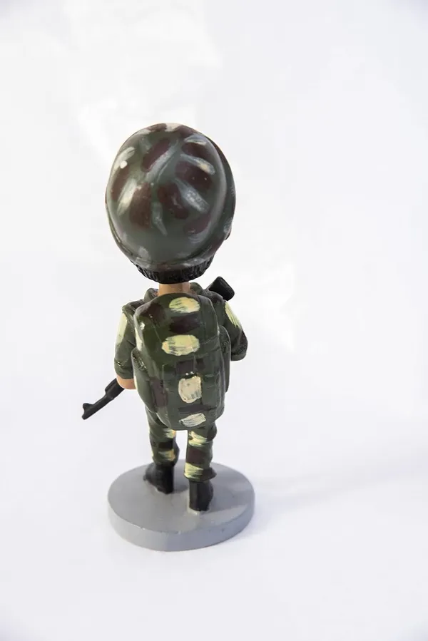 Indian_Army_Bobblehead_Handmade_Cartoon_Figurine