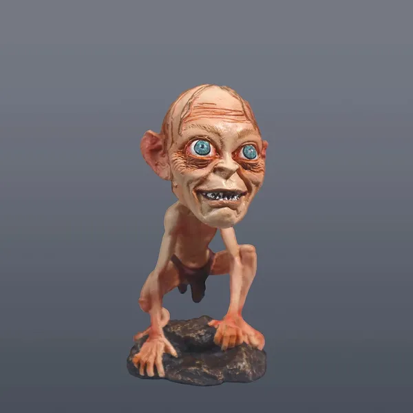 Ghollum_Smeagol_Bobblehead_Handmade_Cartoon_Figurine