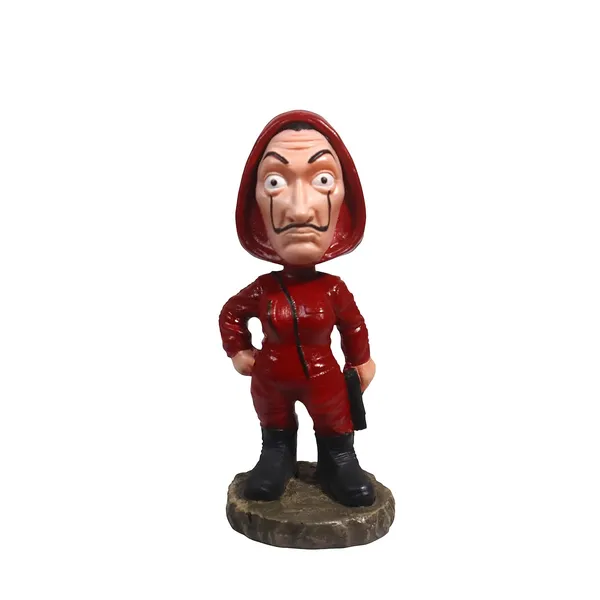 Nairobi_Tokyo_Money_Hiest_Bobblehead_Handmade_Polystone_Cartoon_Figurine