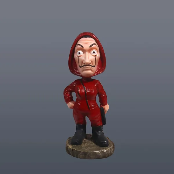Nairobi_Tokyo_Money_Hiest_Bobblehead_Handmade_Polystone_Cartoon_Figurine