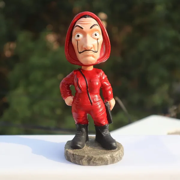 Nairobi_Tokyo_Money_Hiest_Bobblehead_Handmade_Polystone_Cartoon_Figurine