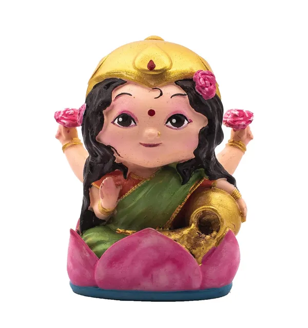 Maa_Laxmi_Miniature_Hand_Painted_Collectible_Cartoon_Figurine