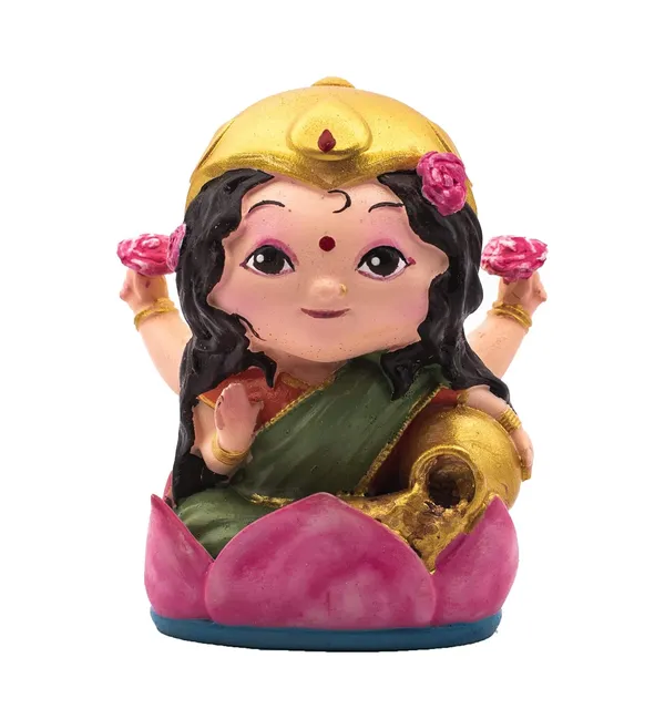 Maa_Laxmi_Miniature_Hand_Painted_Collectible_Cartoon_Figurine