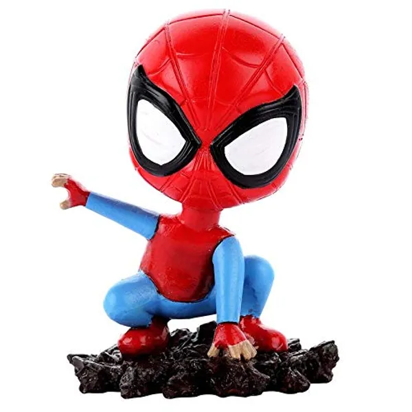 Spiderman_Sitting_Hand_Painted_Collectible_Polystone_Cartoon_Figurine