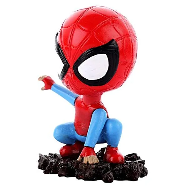 Spiderman_Sitting_Hand_Painted_Collectible_Polystone_Cartoon_Figurine