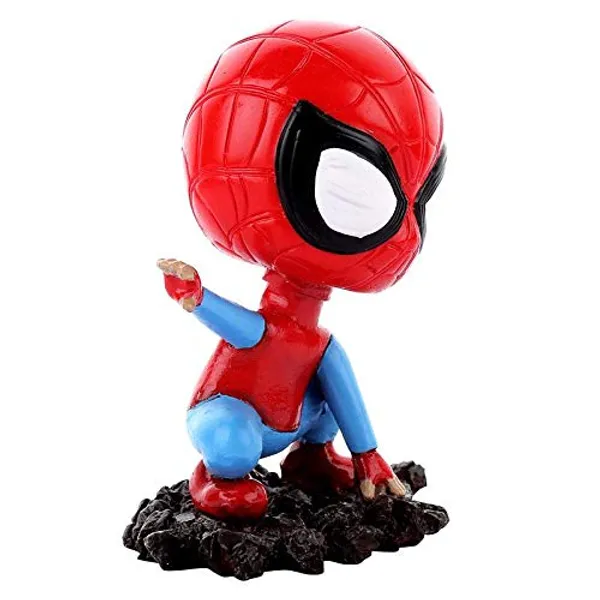 Spiderman_Sitting_Hand_Painted_Collectible_Polystone_Cartoon_Figurine