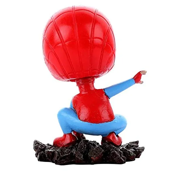 Spiderman_Sitting_Hand_Painted_Collectible_Polystone_Cartoon_Figurine
