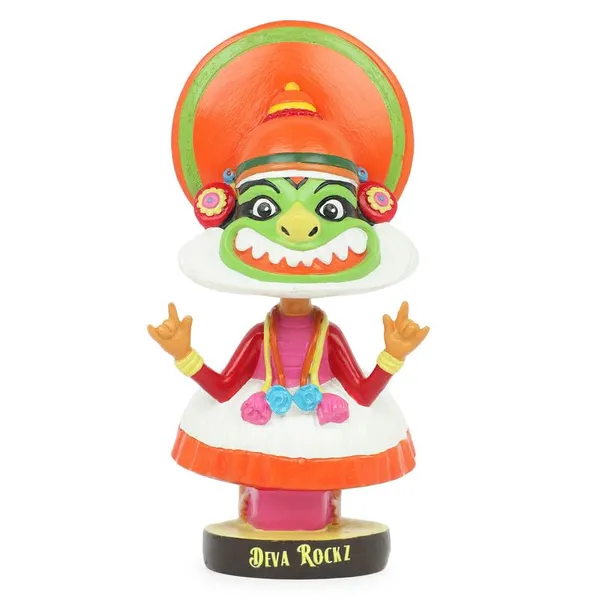 Deva_Rockz_Kathakali_Bobblehead_Handmade_Resin_Cartoon_Figurine