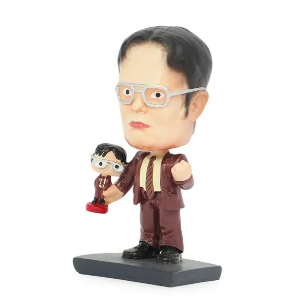 Dwight_Schrute_Bobblehead_Handmade_Resin_Cartoon_Figurine