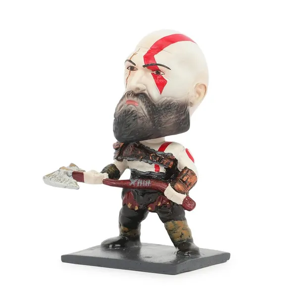 Kratos_Ragnarok_Bobblehead_Handmade_Resin_Cartoon_Figurine